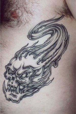 Dragon Skull Tattoo