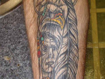 Dreamcatcher With Eagle And Girls Face Tattoo
