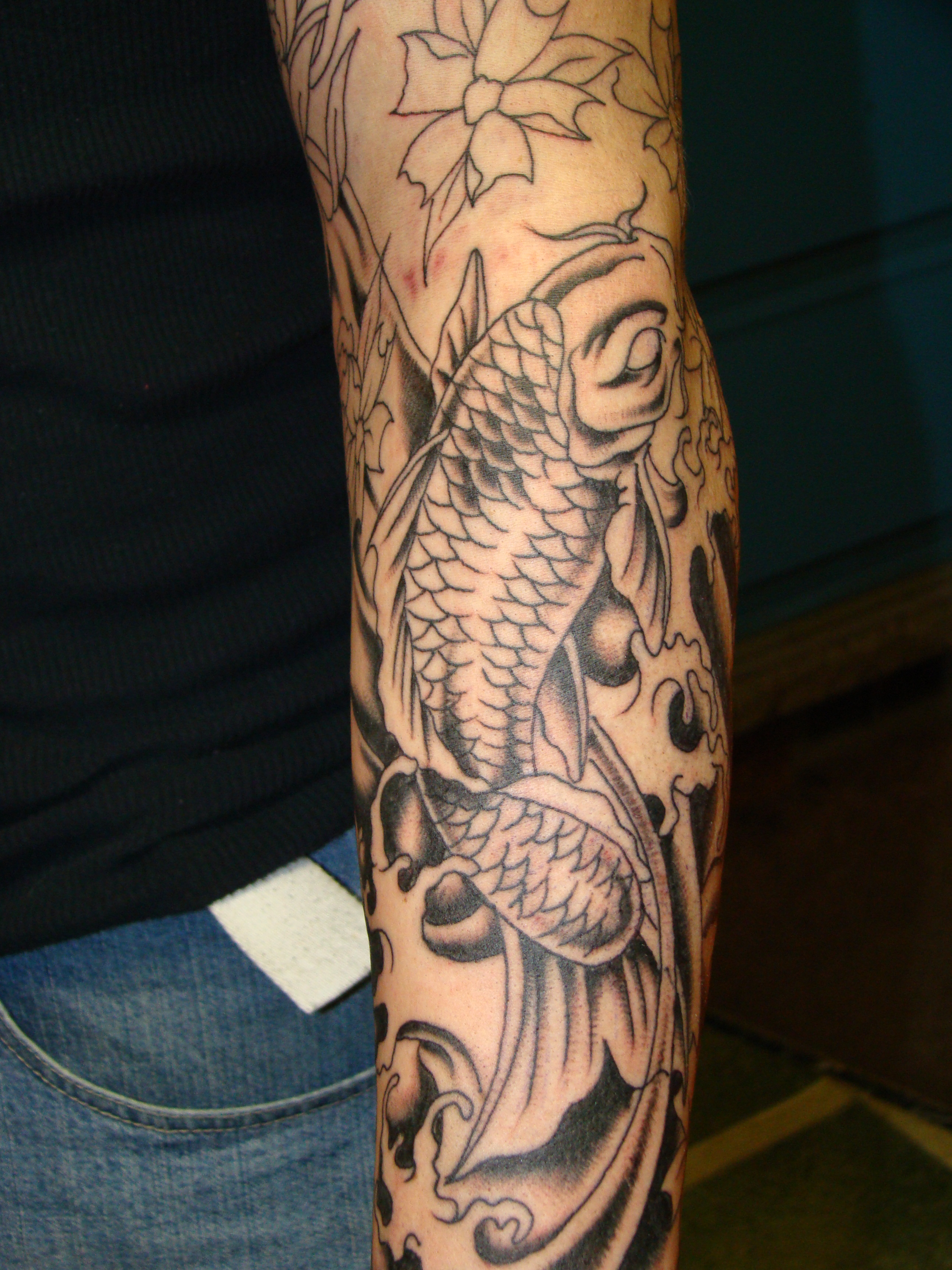 koi tattoo design black and black and white koi fish drawings