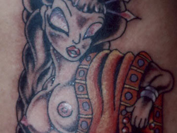 Sexy Indian Princess Tattoo